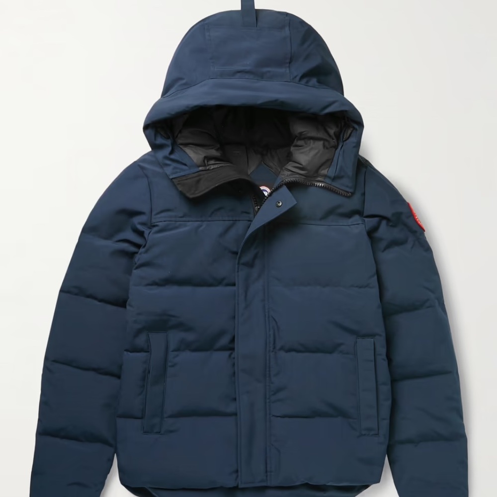 CANADA GOOSE Macmillan Logo-Appliquéd Quilted Shell Hooded Down Parka for Men |